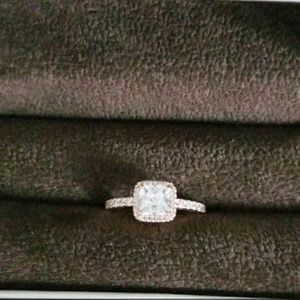 Rose gold pandora ring